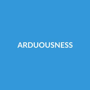 Từ vựng arduousness: [N] sự gian khổ, sự khó khăn