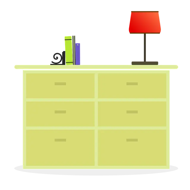 Từ vựng chest of drawers: /ˌtʃest əv ˈdrɔːz/