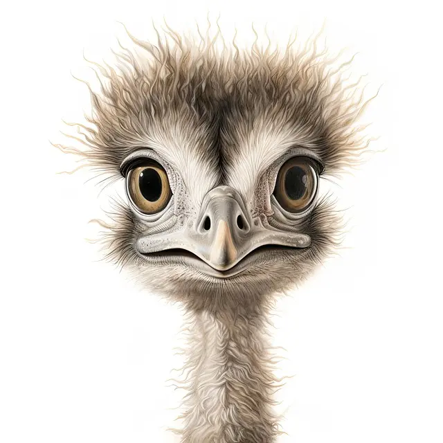 Từ vựng Emu: [n] Đà điểu emu