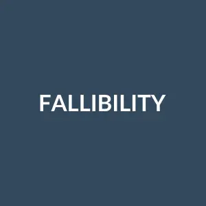 Từ vựng fallibility: [N] Tính dễ mắc sai lầm, sự yếu đuối (của con người)