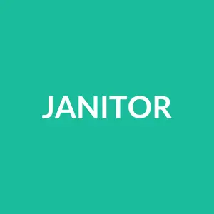 Từ vựng Janitor: [n] Người lao công