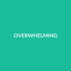 Từ vựng overwhelming: [Adj] Áp đảo, choáng ngợp, quá sức