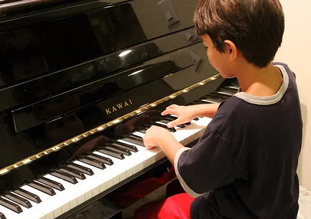 Mẫu câu: I can play the piano a little bit.