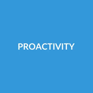 Từ vựng proactivity: [danh từ] Sự chủ động, tính chủ động