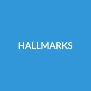 Từ vựng hallmarks: [noun] Dấu hiệu đặc trưng, đặc điểm nổi bật.