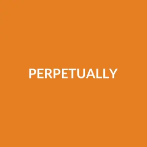 Từ vựng perpetually: [adv] Liên tục, mãi mãi, thường xuyên