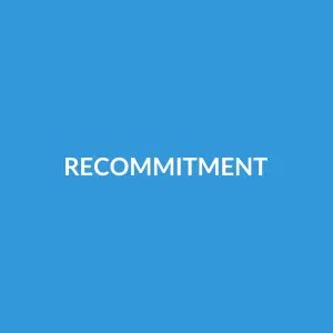 Từ vựng recommitment: [danh từ] Sự cam kết lại, sự tái cam kết.