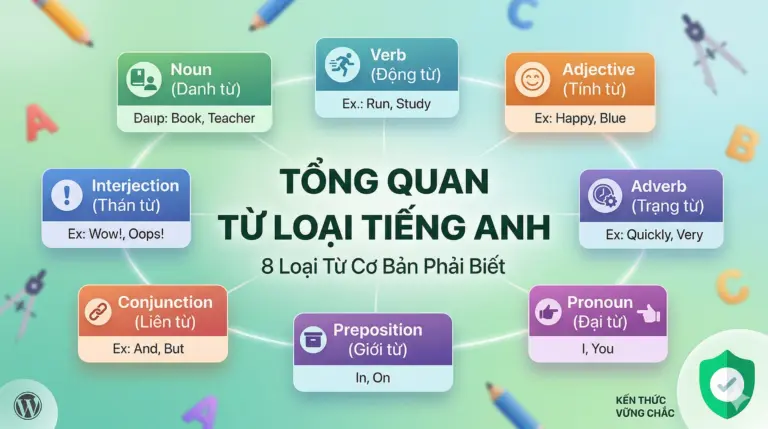 Tổng quan từ loại tiếng Anh